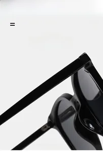 Detail of TR90 oval sunglasses showing premium hinge and flexible texture material