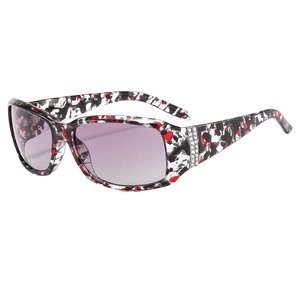 Lunettes De Soleil Polarisées Mode Pour Femmes Monture Ovale PC Protection UV Branches En Strass Pour Conduite Voyage Luxe