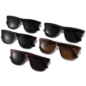 Collection de lunettes de soleil polarisées TR90 en noir mat, écaille et ambre