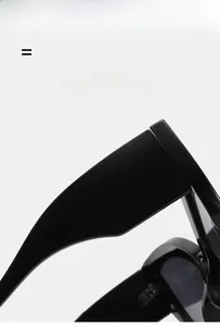 Macro detail of high-elasticity flexible temples on black outdoor cycling sunglasses