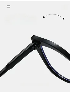 Detailed close-up of a durable metal hinge on stylish cat-eye glasses frames