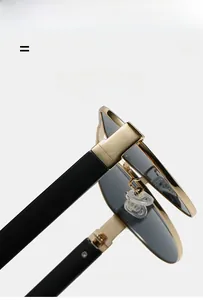 Detail of the high-quality metal hinge on vintage aviator sunglasses with black arms