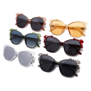 Chic cat eye sunglasses collection with crystal accents in various vibrant colors