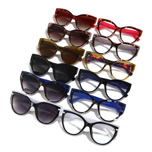 Stylish cat-eye sunglasses for women in various colors with bold frames and UV protection