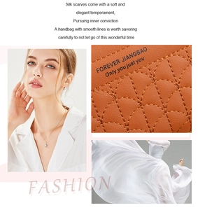 Fashion collage showing detailed brown quilted faux leather texture and elegant female model