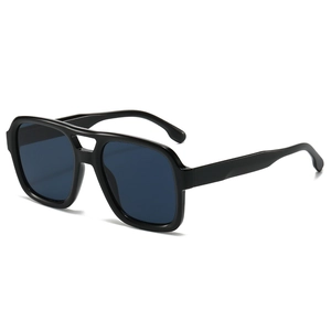 Retro Square Large Frame Sunglasses PC Material UV400 Protection For Outdoor Travel Fashion Vintage Unisex Eyewear