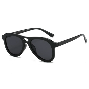 Oversized Aviator Sunglasses Women Retro Double Bridge PC Frame UV400 Protection Trendy Hip Hop Outdoor Eyewear