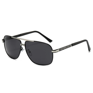 Lunettes De Soleil Aviateur Monture Métallique Polarisées UV400 Photochromiques Vision Nocturne Conduite Pêche Mode Unisexe