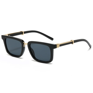 Square Sunglasses Retro Vintage UV400 Protection Plastic Metal Frame Fashion Shades For Women Men Travel Driving
