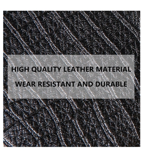 Macro detail of high quality wear resistant black crocodile texture embossed leather