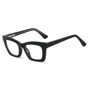 Fashion Women Square Glasses Frame Anti Blue Light Optical Eyeglasses Frames Retro Style PC CP Material