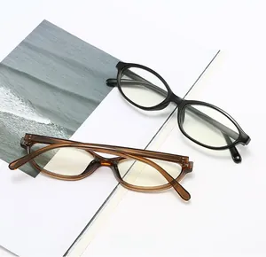 Detail view of oval vintage frames in black and amber colors on a white background