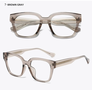 Détail de la monture TR90 gris brun avec rivets en étoile et branches pailletées pour lunettes