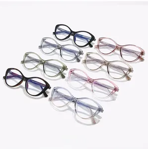 Cat eye glasses frame assortment featuring multiple colors and lightweight resin material