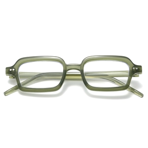 Vintage Square Eyeglasses PC Frame Anti Blue Light Clear Lens Fashion Rectangle Eyewear For Men Women