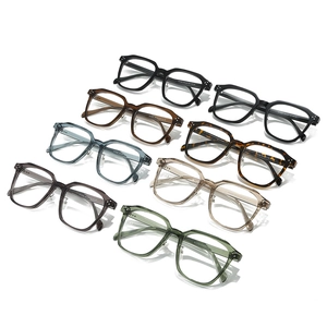 Variety of trendy TR material full-rim eyeglasses frames in multiple colors for men and women
