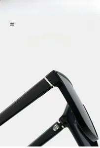 Macro view of durable metal hinges on lightweight flexible black sports sunglasses