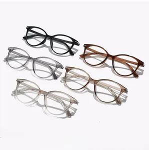 Detailed collection of TR90 vintage square eyeglass frames in five assorted colors