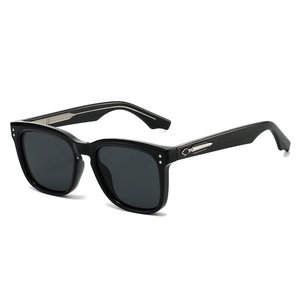 Lunettes De Soleil Carrées Rétro Monture PC Avec Décoration Flèche Métallique Protection UV Pour Hommes Et Femmes Chic
