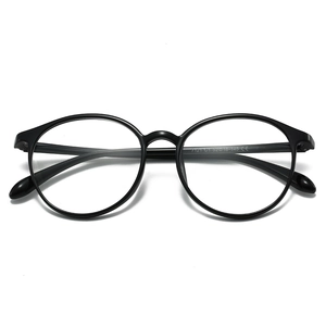Retro Round Frame Optical Glasses For Women Men Anti Blue Light TR90 Plastic Clear Lens Eyeglasses Frame Decorative Eyewear