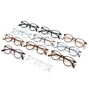 Retro TR90 round glasses frames for women available in multiple elegant matte and transparent colors