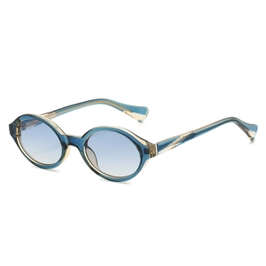 Vintage Oval Sunglasses Retro PC Frame UV400 Protection Outdoor Fashion Eyewear For Women And Men