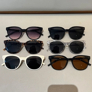 Retro round sunglasses collection in multiple colors with UV protection and metal accents