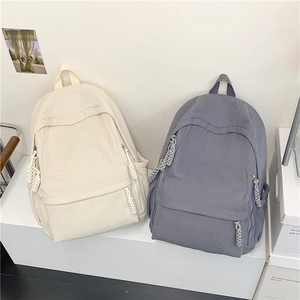 Corduroy Rucksack Für Damen Große Kapazität Schultasche Mit Geflochtenem Seil Reißverschluss Casual Student Daypack Minimalistisch