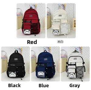 Comparaison détaillée des sacs à dos scolaires en rouge, beige, noir, bleu et gris