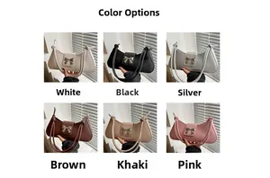 Selezione di colori della borsa baguette vintage disponibile in sei diverse varianti