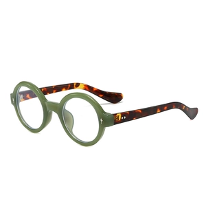 Retro Round Frame Optical Glasses Anti Blue Light UV Protection PC Frame Vintage Eyewear Men Women