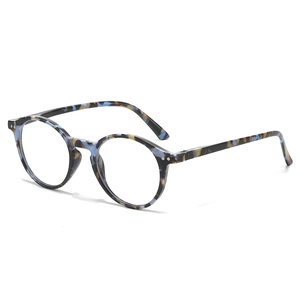 Retro Round Reading Glasses Anti Blue Light PC Frame Tortoiseshell Pattern Lightweight Vintage Eyewear Women