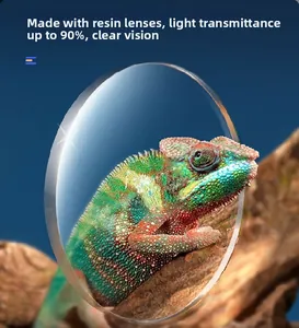 Macro de lentilles en résine haute transparence avec 90% de transmission et clarté HD