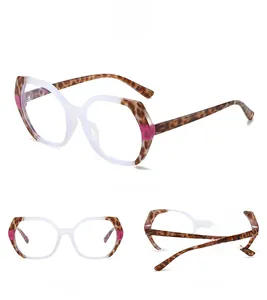 Detailed views showing front, back and 45-degree angle of TR90 gradient eyewear frame