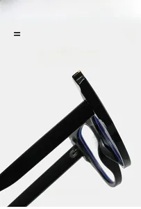 Detail of high-elasticity hinges and super light texture on black cat-eye glasses