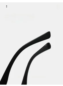 Detail view of the sleek curved temples and ergonomic design of cat eye glasses
