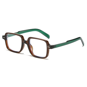 Eckige Sonnenbrille Retro PC Rahmen Anti Blaulicht UV400 Schutz Mode Brillen Für Damen Herren Outdoor Nietendekor