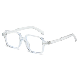 Retro quadratische Sonnenbrille 2025 mit klarem Rahmen und UV400 Schutz für Outdoor Mode