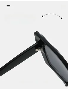 Detail shot of durable metal hinge on black cat eye sunglasses showing folding mechanism