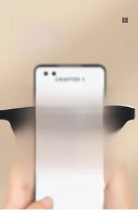Macro view of TR90 reading glasses lens clarifying text on a digital screen display