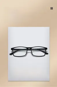 Lightweight TR90 reading glasses weighing only 14.40g shown on a digital scale