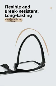 Macro shot of flexible TR90 temples demonstrating high elasticity and break-resistance