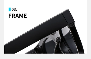 Detail shot of sturdy hinges and thick black acetate frame for oval retro sunglasses