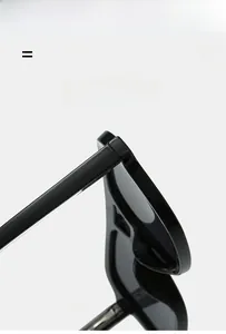 Detail of high-quality acetate sunglasses hinge showing light and super elastic construction