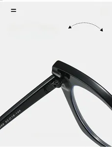 Gros plan sur la charnière métallique durable et les détails des lunettes œil de chat
