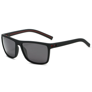 Sports Polarized Sunglasses Carbon Fiber Texture UV400 Anti-glare Outdoor Cycling Square Frame For Men Women