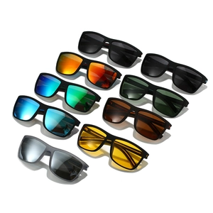 Polarized sports sunglasses for cycling with nine carbon fiber texture frame options