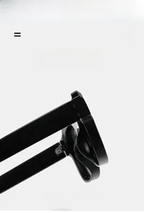 Detailed close-up of high-elasticity hinges on ultra-light square frame sunglasses