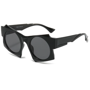 Irregular Sunglasses PC Geometric Thick Frame UV400 Protection Streetwear Hip Hop Party Accessory Unisex Fashion Eyewear