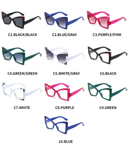 Collection de lunettes de soleil papillon œil de chat en plusieurs couleurs et montures